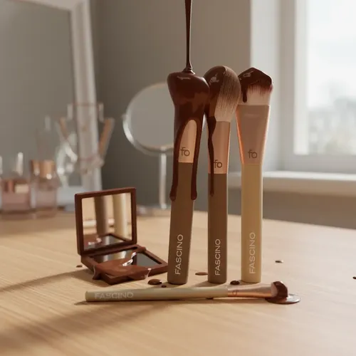Fascino Set De Brochas Para Maquillaje Cocoa