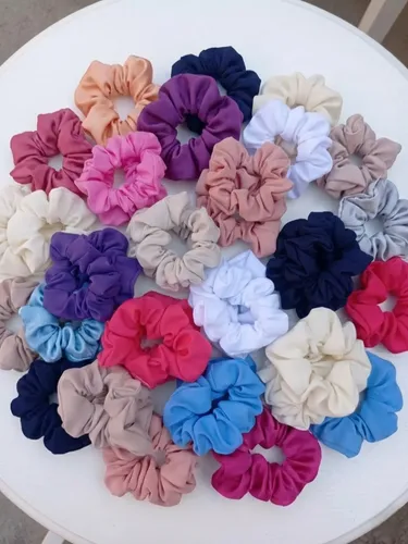 Scrunchies Surtidas-pack X 30 Scrunchies- Coleteros