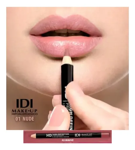 Idi Hipoalergénico Lápiz Delineador De Labios 02 Mauve