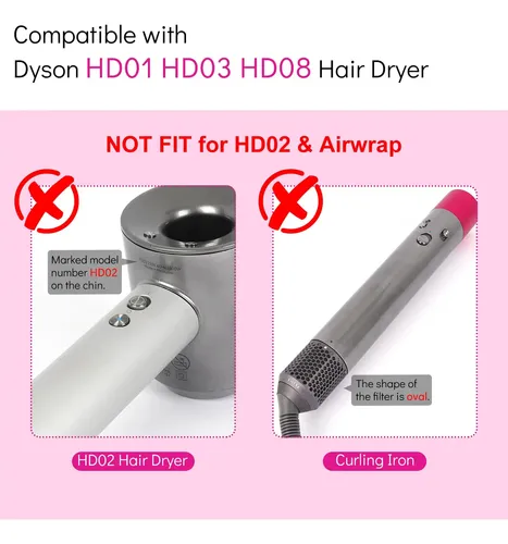 Filtro De Repuesto Para Secador De Pelo Dyson