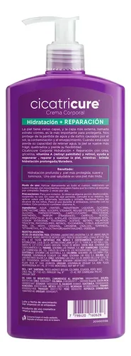 Crema Corporal Cicatricure Reparacion 400ml Algodón