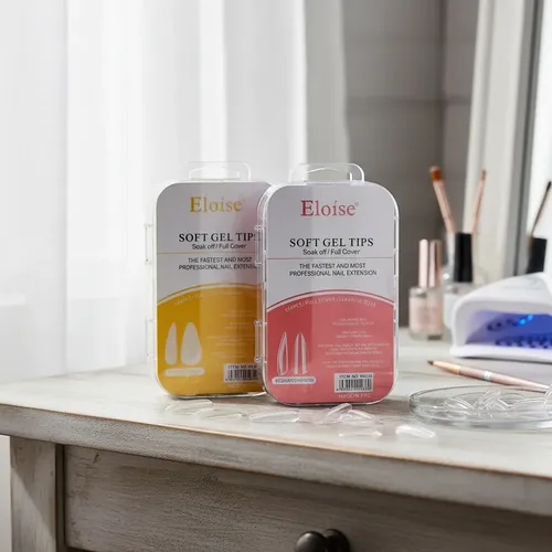 120 Tips Soft Gel Eloise Para Manicuria Profesional Press On