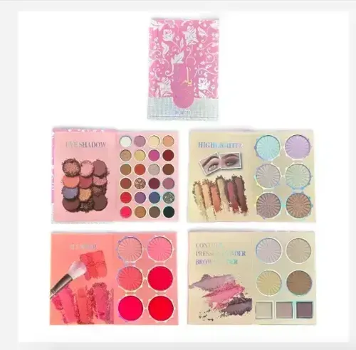 Paleta Medecoo Yara Rosa Sombras Iluminador Rubor Corrector