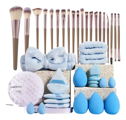 Set 40 Pinceles Para Maquillaje