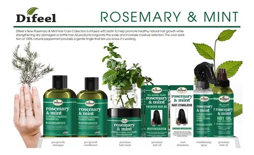 Mz Aceite Capilar Difeel De Romero Y Menta Con Biotina 240