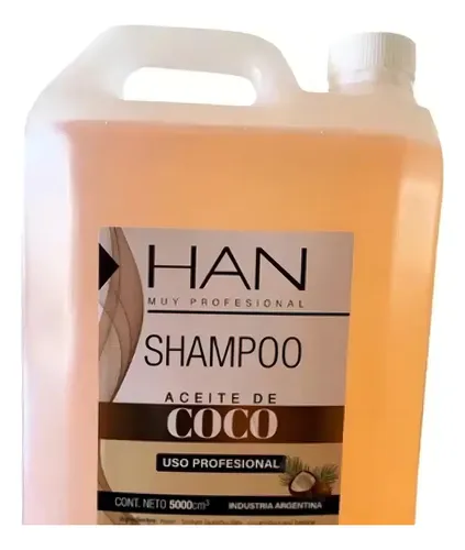 Shampoo Han Aceite Coco Hidronutritivo Anti-frizz 5lt Full
