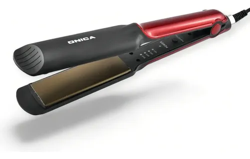 Plancha de Pelo Onica OA-CP203 Cerámica Roja Control Digital 220°C