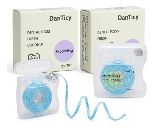 Hilo Dental Encerado Sabor Coco 2 Unidades Oral