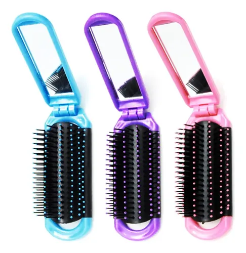 Set De Cepillo Y Peine Para El Cabello Luxxii Con Espejo Ple
