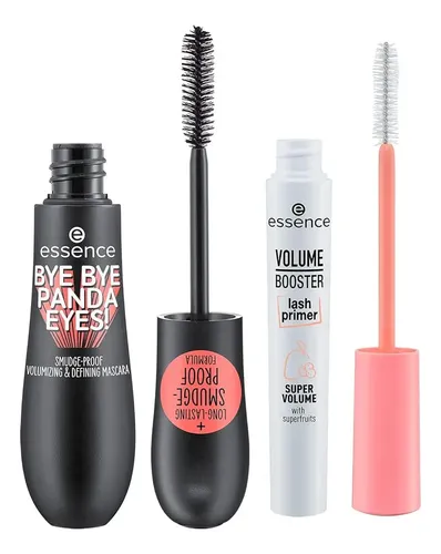 Rímel Volumen Aumentador Y Primer Adiós Ojos Panda Essence