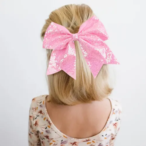 Cinta Elástica Con Forma De Lazo Para Coletas Cheer Hair Bow