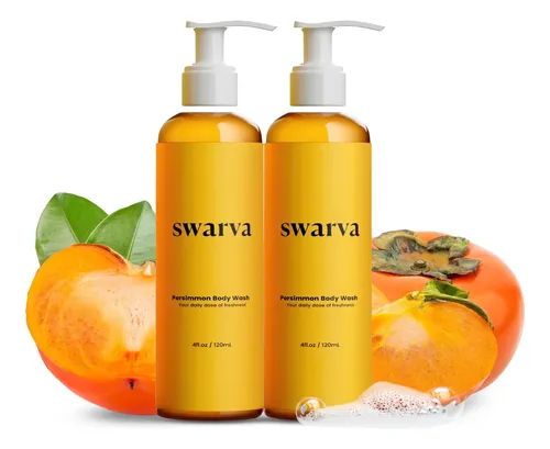 Limpiador Corporal Swarva Japanese Persimmon, Paquete De 2 U