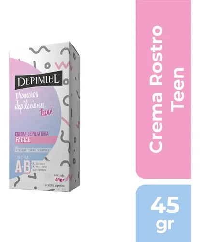 Crema Depilatoria Para El Rostro Depimiel Teen 45 Gr