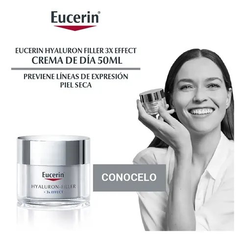 Eucerin Hyaluron Filler Crema Día Antiedad Arrugas Piel Seca Seca Día