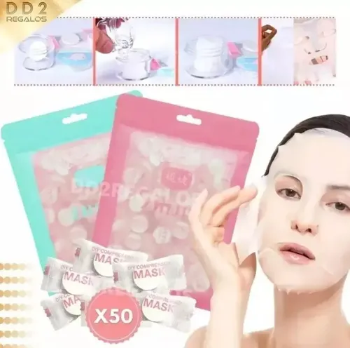 Mascara O Mascarilla Comprimida Facial Pastilla Cápsula X50