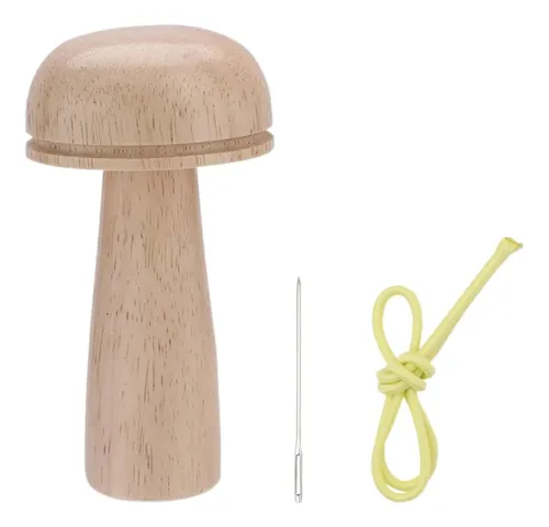 Darning Egg De Madera Para Remendar Ropa Con Mango
