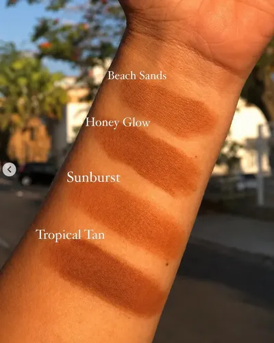 Bronzer Compacto En Polvo Amber Bronzer Ruby Rose 7grs