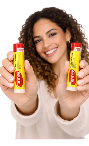 Bálsamo Labial Carmex Spf 15 Hidratación Diaria Protector X2