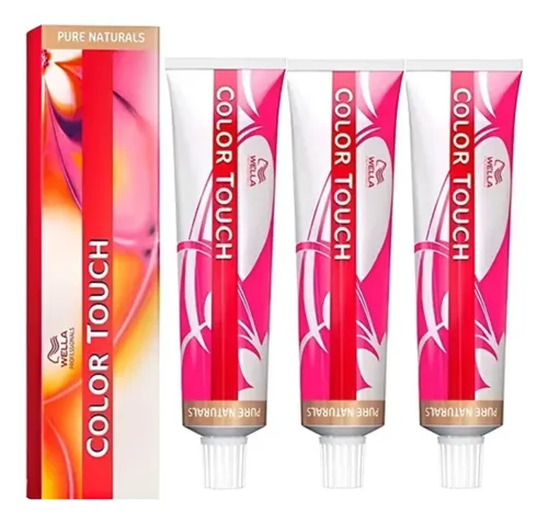Wella Kit 3 Tinturas Color Touch Coloración X60 Ml