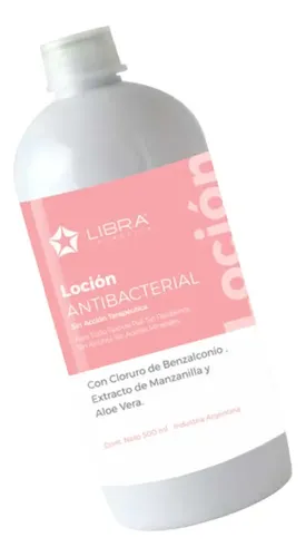 Loción De Limpieza Facial Antibacterial 500ml Libra X 2 U