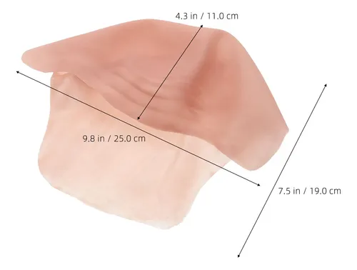 Capas De Pelo Calvo Para Cosplay, Peluca De Látex Cabeza Cal