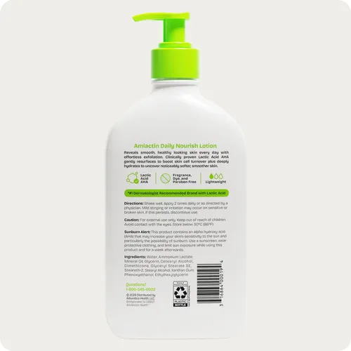Loción Corporal Amalactin Daily Nourish 12 Con Ácido Láctico 14aa