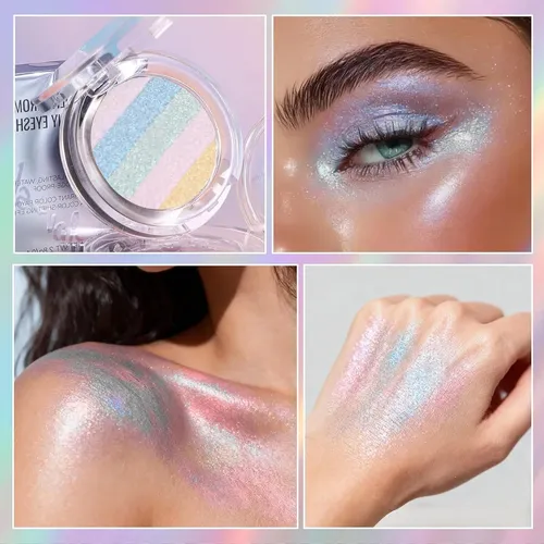 Sombra Glitter Multicolor 5 Colores Afmicat 01