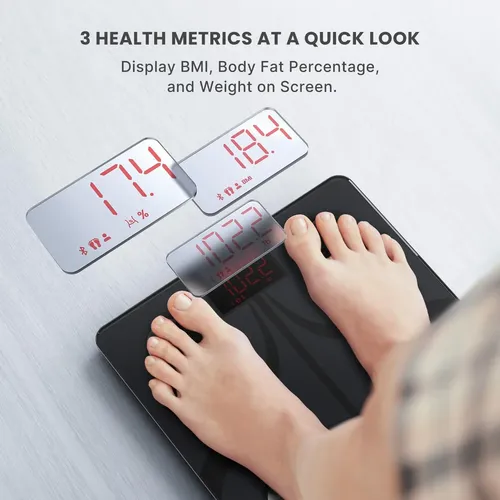 Báscula Inteligente Renpho Digital 180 Kg Usb-c 13 Medidas