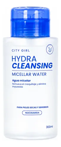 Agua Micelar Niacinamidas 300ml Limpieza Facial City Girl