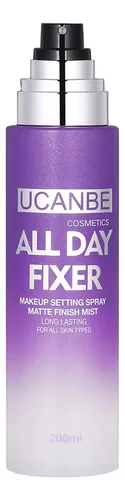 Spray Fijador De Maquillaje Ucanbe All Day Fixer Mate 200 Ml