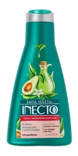 Inecto Savia Aceite Palta Keratina Con Enjuague 400ml