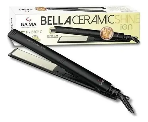 Planchita de pelo GA.MA Italy Bella Shine Ceramic negra
