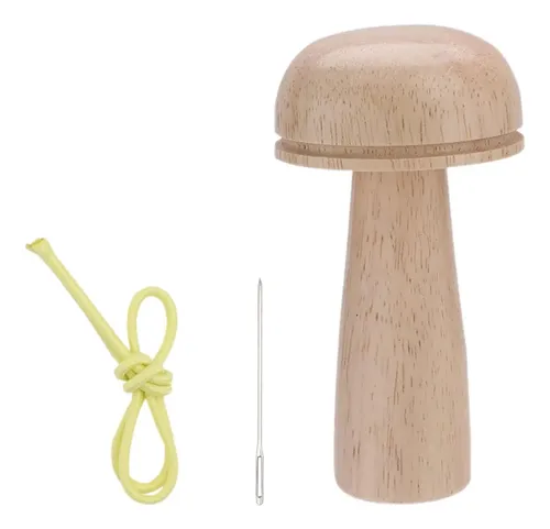 Darning Egg De Madera Para Remendar Ropa Con Mango