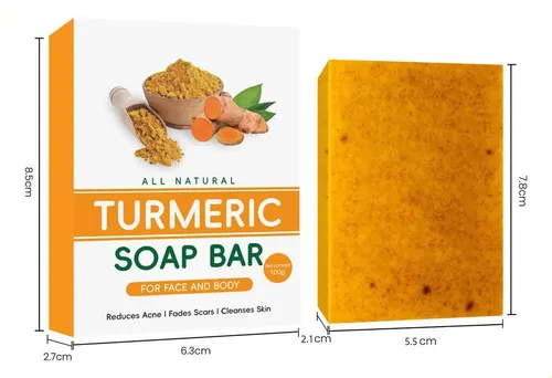 Aa 3 Tabletas De Jabón De Cúrcuma Y Limón, Jabón De Cúrcuma/