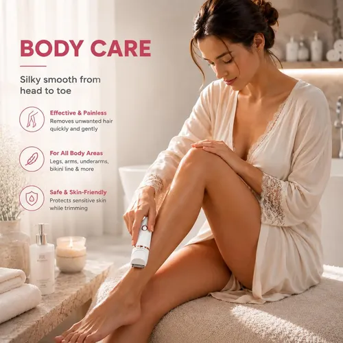 Depiladora Facial For Mujer, Afeitadora Corporal Y