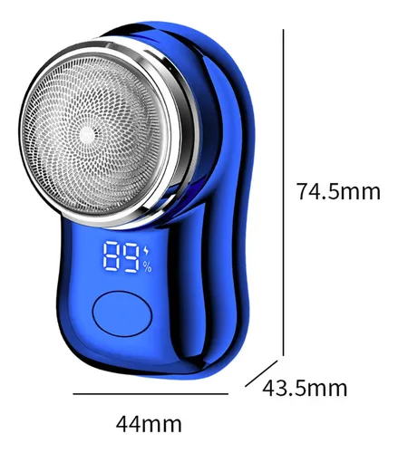 3 Mini Afeitadora Para Hombres Para Usar La Depilación Azul