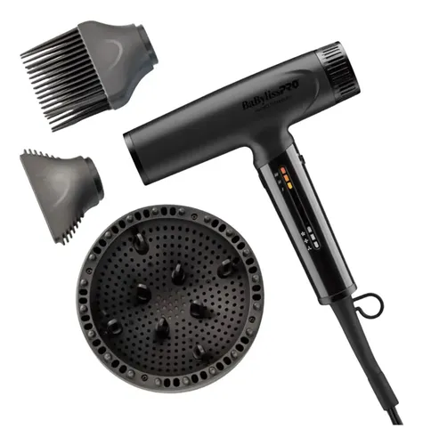 Secador Iónico Ultraliviano Black Babyliss Pro 1400w
