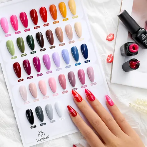 Set De Esmalte De Gel Beetles Colorful Muse 44 Piezas