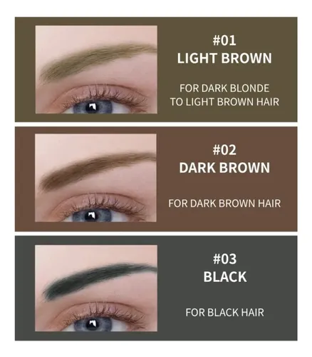 Gel Para Cejas Colorido Larga Duración Maquillaje