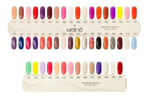Esmaltes Semipermanentes Uñas Meliné Color Gel Led/uv