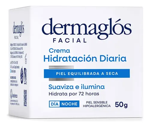 Crema Hidratación Diaria Facial Dermaglós Andrómaco