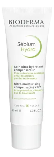 Crema Hidratante Para El Acné Bioderma Sebium Hydra, 40 Ml;