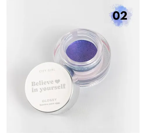 Sombra P/ Ojos Believe In Yourself Glossy City Girl Brilloso