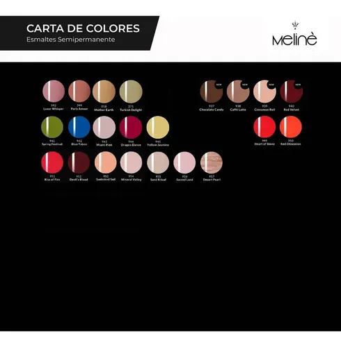 Esmalte Semipermanente Uñas Gel Uv/led Meliné