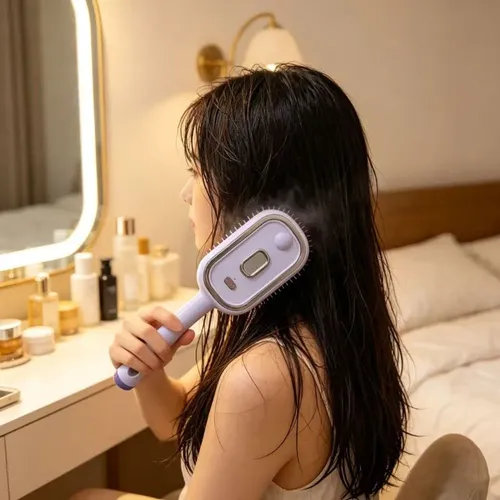 Peine De Masaje En Aerosol Para El Cuidado Del Cabello, A