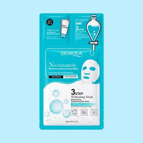 Mascarilla Facial De 3 Pasos Nicotinamide Bioaqua