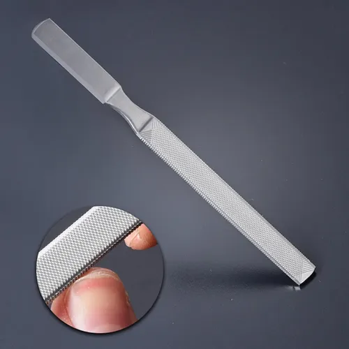 Kit 2 Limas De Uñas De Acero Inoxidable For Nail Art File .