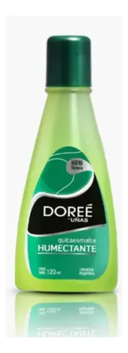 Quitaesmalte Doreé Líquido 120ml Humectante Con Acetona Hipoalergénico