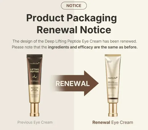 Medicube Deep Lifting Peptide Eye Cream Reafirmante Facial