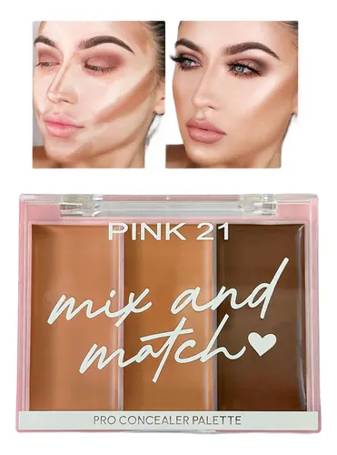 Paleta De Correctores Y Contornos Pink 21 Original